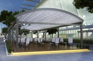 Oval Pergola Tente Sistemi