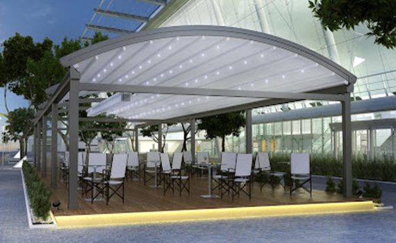 Oval Pergola Tente Sistemi