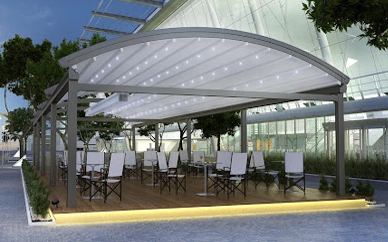 Oval Pergola Tente Sistemi