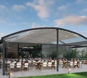 Oval Pergola Tente Sistemleri
